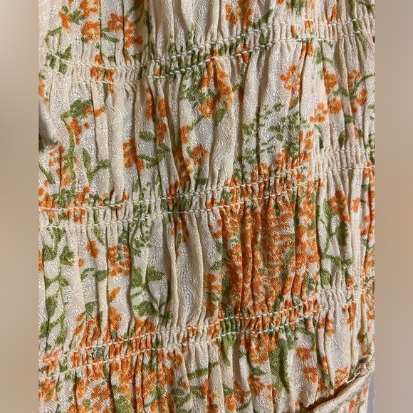 Free People Run Free Ruched Romper NWOT - Picture 3 of 8